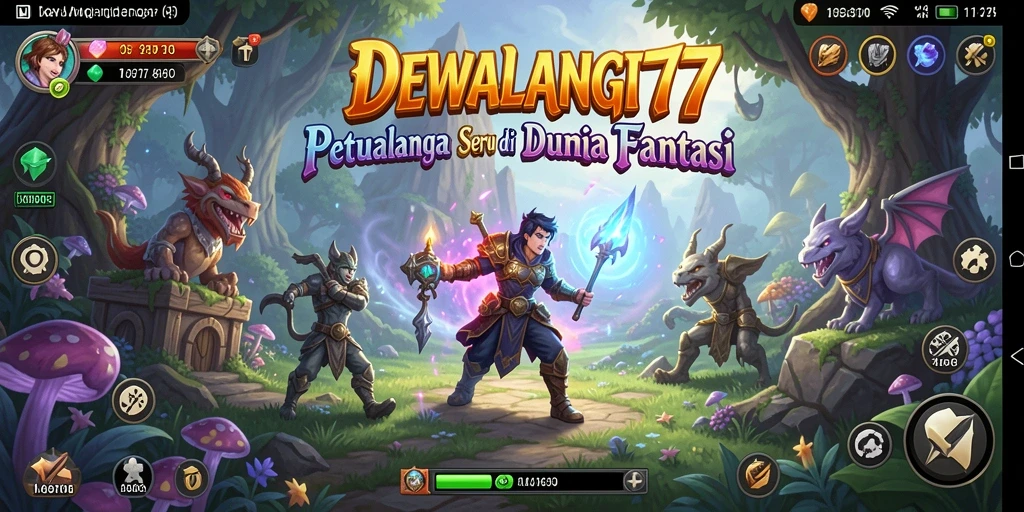 Tampilan gameplay seru di dunia fantasi DEWALANGIT77