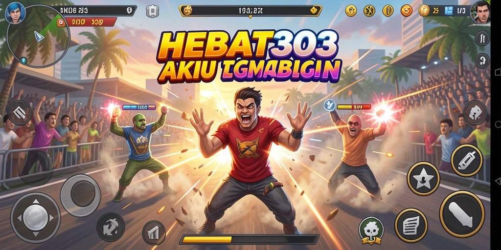 Tampilan aksi seru dan grafis menawan dari HEBAT303.