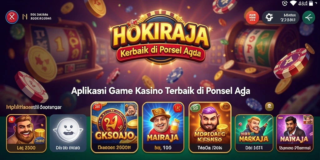 Screenshot HOKIRAJA menunjukkan gameplay kasino yang seru dan interaktif.