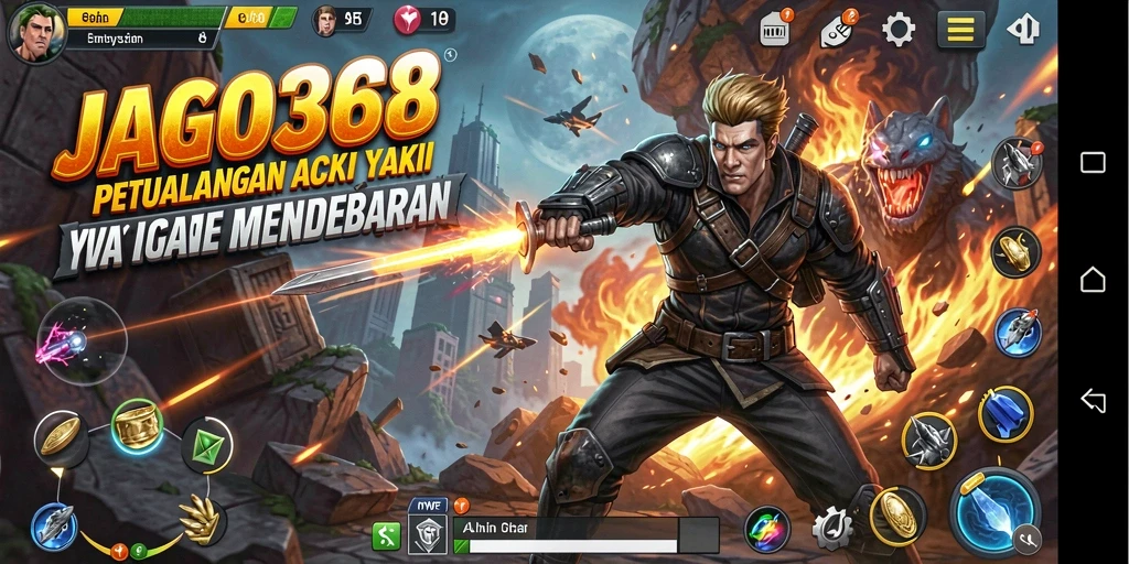 Gameplay JAGO368 yang seru dalam pertarungan aksi.