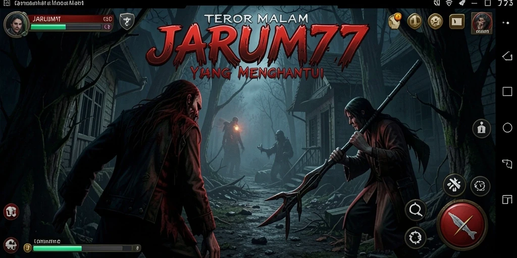 Tampilan gameplay <strong>JARUM77</strong> yang mencekam hingga menegangkan.