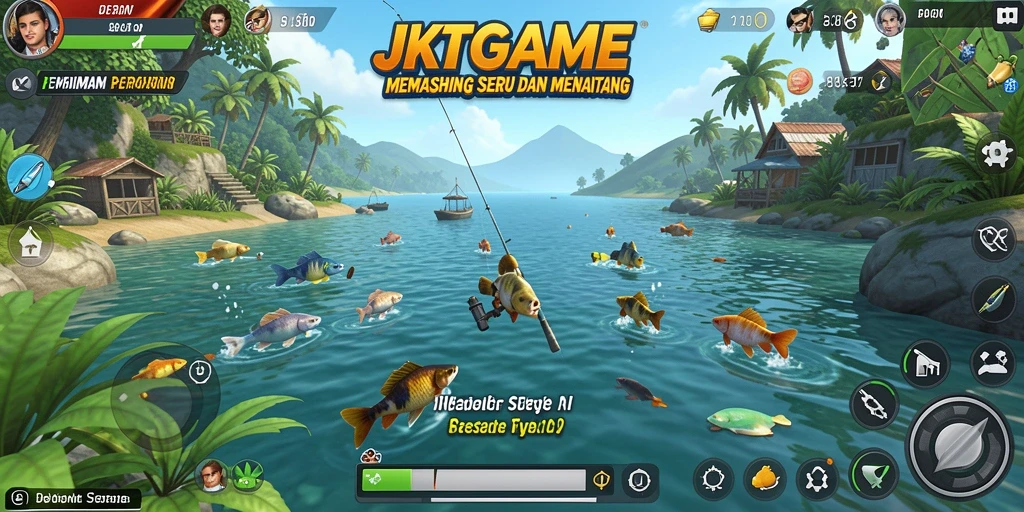 Tangkapan ikan yang menakjubkan dalam gameplay JKTGAME.