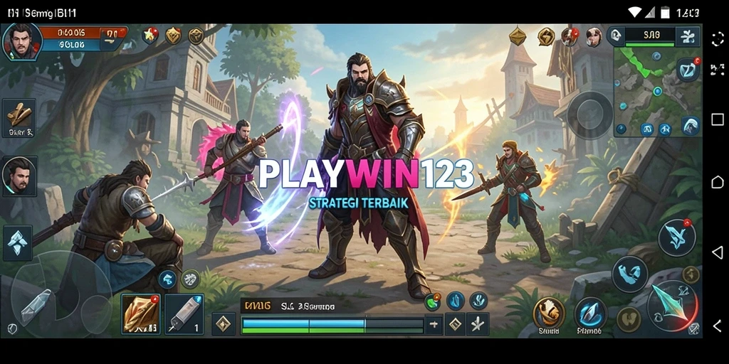 Tampilan gameplay menarik dari PLAYWIN123 dengan fitur SLG yang unik.