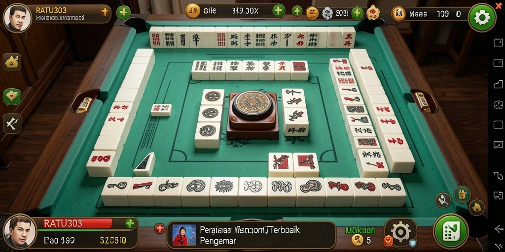 Tangkapan layar gameplay RATU303 menampilkan permainan Mahjong yang menarik.