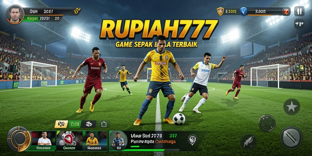Tampilan menakjubkan dari pertandingan sepak bola di RUPIAH777.