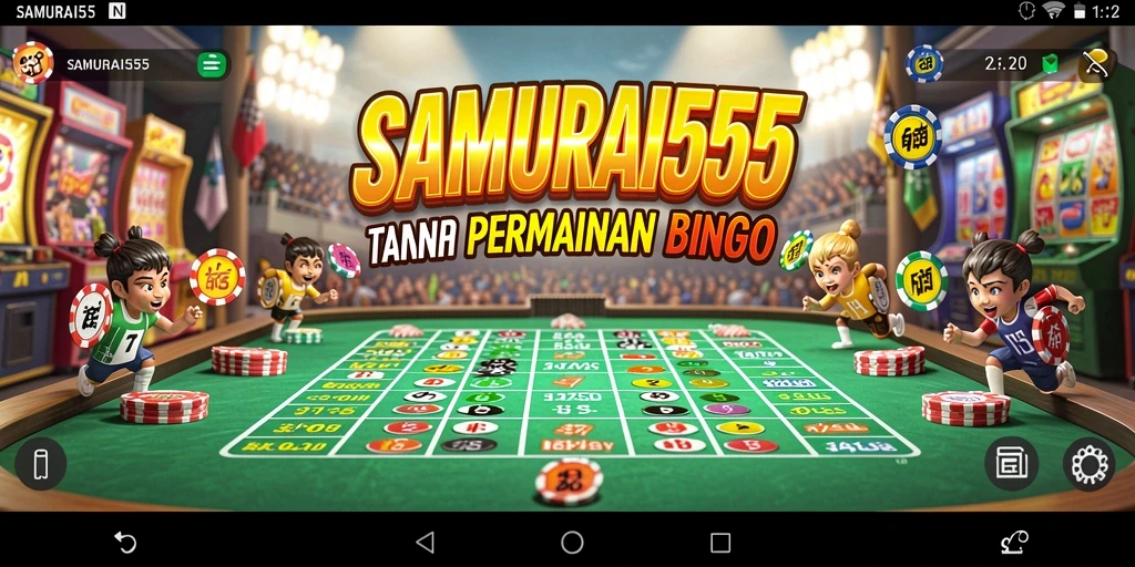Tampilan antarmuka gameplay Bingo yang menarik di SAMURAI555.
